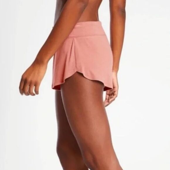 Athleta Well Rested Sleep Short - Ribbed Mauve - Picture 3 of 4